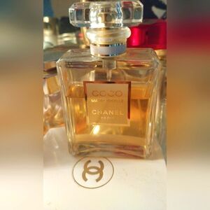 Chanel Coco Mademoiselle with Gold and Clear Design